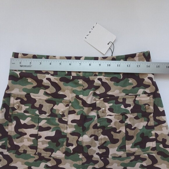 New ZARA Camo Printed Skort Skirt Shorts Camouflage Golf Hiking Active Casual S - Picture 11 of 13